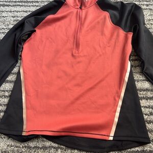 Under Armour Coral and Black ColdGear outfit